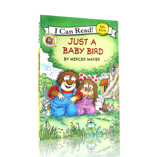 绘本 儿童分级阅读 汪培珽推荐 英文原版 Read初级阶段 Baby Just Critter Can 亲子阅读英语启蒙入门 图画故事书 Bird Little