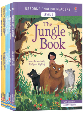 Usborne 分级阅读 Starter Level 3 英文原版绘本 English Readers Sleeping Beauty/Jane Eyre/The Wizard of Oz早教启蒙英语读物