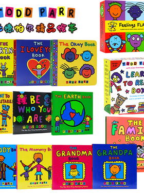 Todd Parr 英文原版绘本 The Family Book 家的味道没关系 淘弟有个大世界作者托德帕尔 儿童家庭成长教育情绪管理绘本 亲子读物