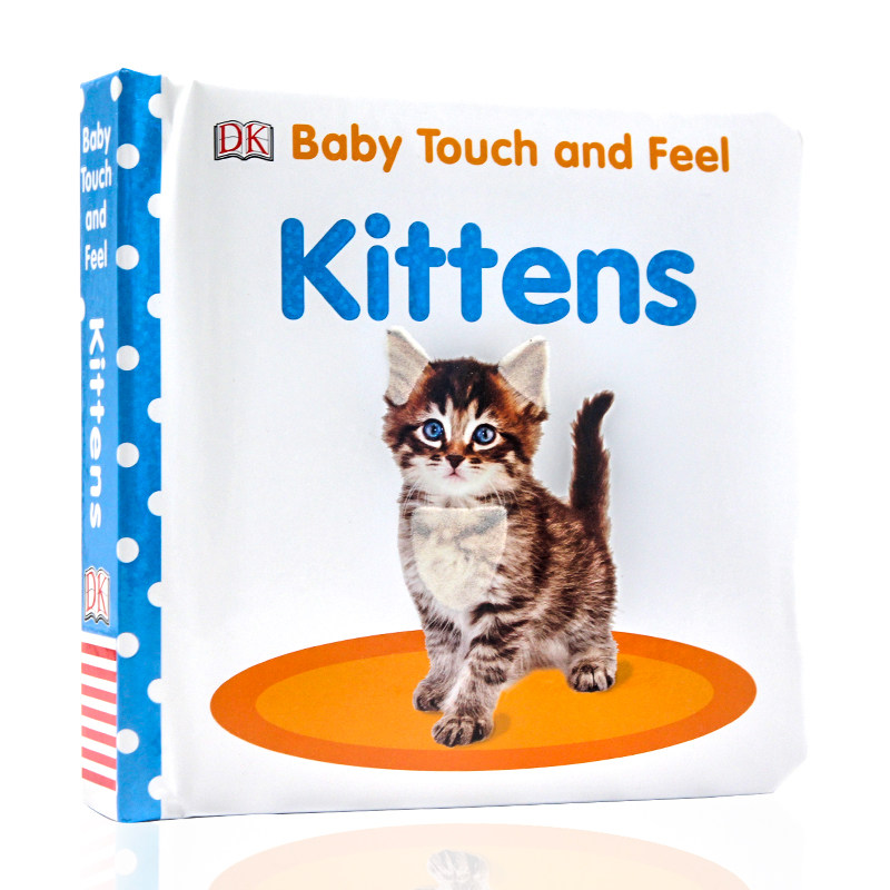 baby touch and feel kittens 小猫 英文原版绘本 0-3岁低幼儿童英语