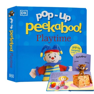 DK立体书 玩耍时间 英文原版 Pop Up Peekaboo Playtime 躲猫猫翻翻纸板书 图画书 进口英语书籍英语亲子互动全彩插画早教启蒙绘本