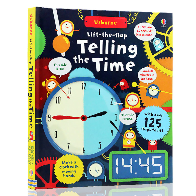 认识时间翻翻书英文原版