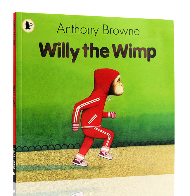 胆小鬼威利 willy the wimp 英文原版绘本 名家绘本 安东尼布朗