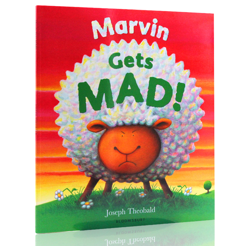 情绪控制绘本图画书小绵羊生气