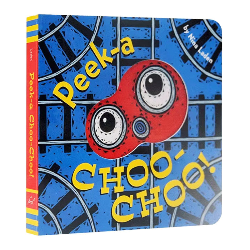 Peek-A Choo-Choo英文原版绘本 躲猫猫洞洞书火车 peek a who同系列 英文儿童互动童书2-5岁peekawho