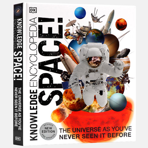 进口英文原版绘本 新版DK太空空间知识百科全书前所未见的NASA图像 Knowledge Encyclopedia Space太阳系奇观图像全彩图解百科