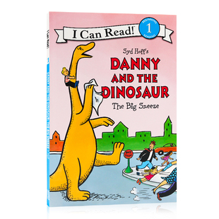 The Read Dinosaur the 绘本汪培珽推荐 Sneeze英文原版 and 儿童英语分级阅读 level Can Big 丹尼和恐龙系列Danny 书单