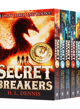 密码破译者6册 Secret Breakers 1-6 英文原版小说 儿童章节桥梁书 惊险刺激 解密主题锻炼逻辑思维 课外阅读书籍 H.L. Dennis