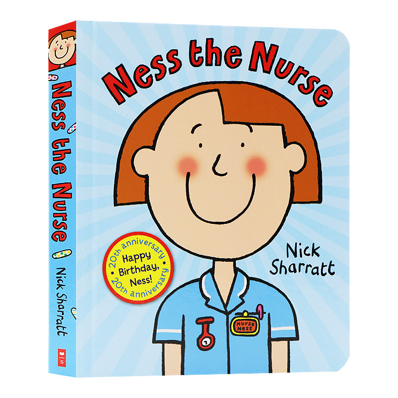 护士内斯 ness the nurse  英文原版绘本 性格习惯养成 3-6岁儿童英语