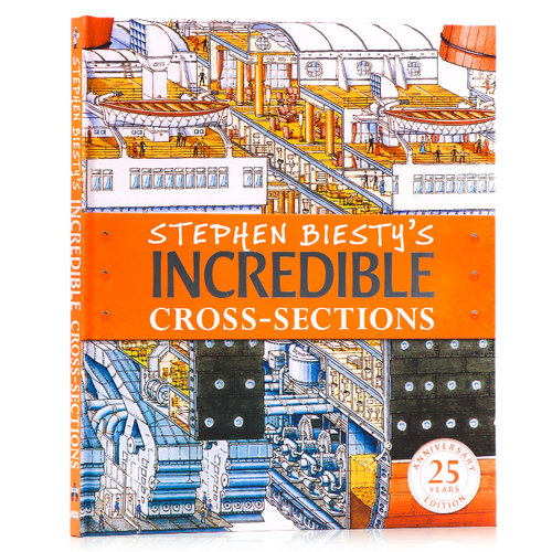 DK不可思议的大剖面 Stephen Biesty’s Incredible Cross-Sections 英文原版进口图书 史蒂芬 贝斯迪 精装大开25周年版