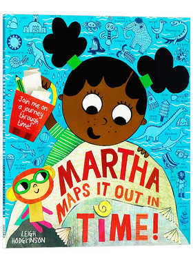 玛莎及时把它画出来了 英文原版 MARTHA MAPS IT OUT IN TIME 儿童精美插画故事图画书 启蒙认知早教绘本 进口原版书籍