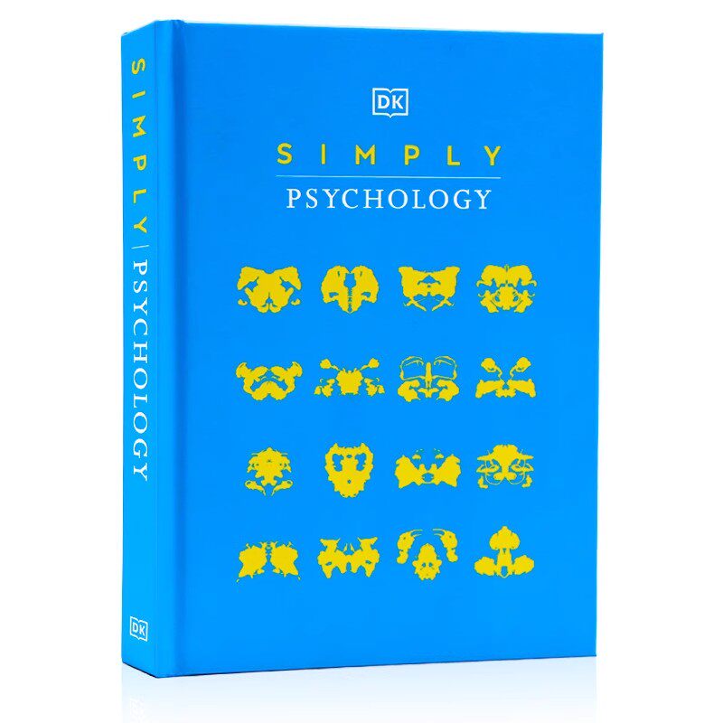 DK简单的心理学 英文原版 Simply Psychology 心理学图解百科全书 心理学理论行为疗法学习指南精装全彩插图 DK视觉图解科普系列