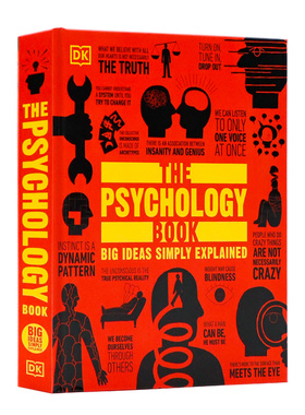 DK人类的思想百科丛书 心理学百科 The Psychology Book 英文原版 DK心理学百科图解 全彩精装 Big Ideas Simply Explained