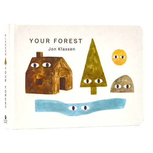 你的森林英文原版绘本 Your Forest 凯迪克金奖大师 Jon Klassen 乔恩克拉森 低幼早教英语启蒙绘本圆角纸板书 简约复古水彩画风