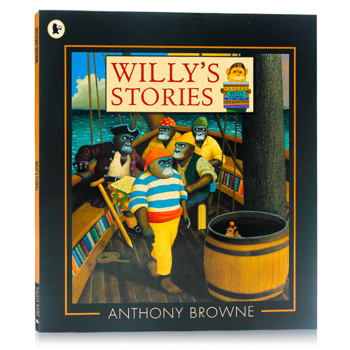 威利的冒险故事 Willy's Stories 英文原版绘本 名家安东尼·布朗作品Anthony Browne 儿童英语启蒙图画故事书籍 平装大开本