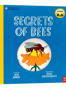 剑桥大学联合出版系列 大胆思考 蜜蜂的秘密 英文原版 Think Big Secrets of Bees STEM图书书籍 儿童科普绘本读物 平装绘本