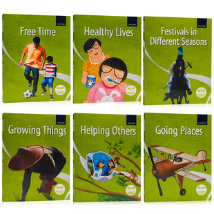 Lime 课外读物 Dragonfly 儿童启蒙图画故事书18个故事 绘本 英文原版 Level Readers Oxford 牛津蜻蜓分级阅读6册