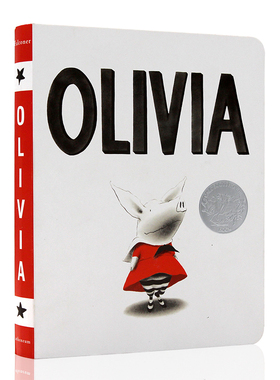 英文原版绘本 Olivia Board book 奥莉薇吴敏兰书单 纸板书 撕不烂书 凯迪克银奖  撕不烂儿童读物