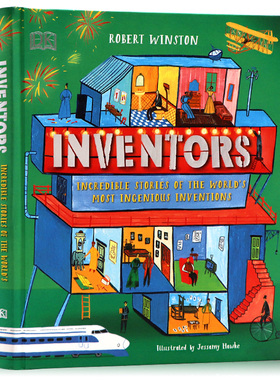 DK儿童图解百科 发明家 英文原版 Inventors 世界上天才的发明背后的精彩故事 儿童科普百科书籍精装全彩插图 发明家名人科普