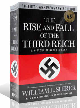 第三帝国的兴亡 The Rise and Fall of the Third Reich 英文原版小说 反映纳粹德国历史书籍 威廉·夏伊勒 英语读物课外阅读图书