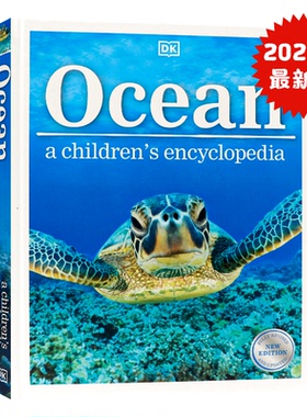 DK精品 海洋 儿童百科全书 2026最新版 英文原版 Ocean A Children's Encyclopedia 海洋生物启蒙认知 全彩插图图解科普图书 精装