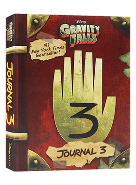 现货 怪诞小镇日志 迪普日记3 Gravity Falls Journal 3 解密日志英文原版全彩漫画书 精装收藏典藏版 Alex Hirsch迪士尼Disney