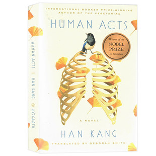 少年来了 英文原版小说 Human Acts 诺贝尔文学奖2024年得主 韩江 Han Kang 可搭失语者素食者白不说再见 平装