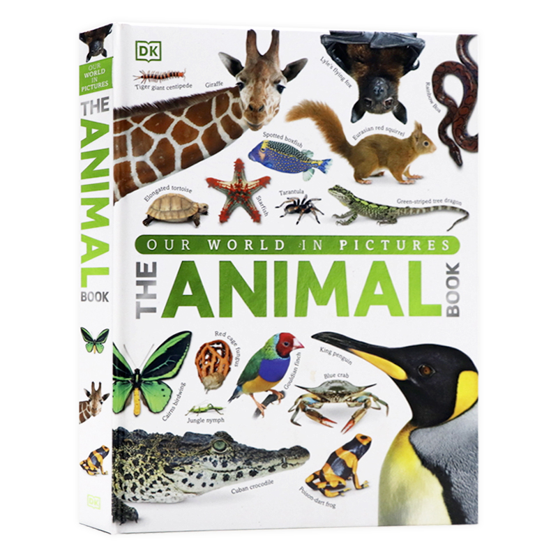 DK动物大全视觉百科 The Animal Book A Visual Encyclopedia of Life on Earth英文原版 儿童动物科普 精美插图 DK图解百科 精装