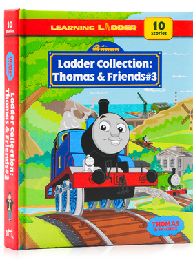 儿童英文原版绘本Thomas and Friends Learning Ladder3小火车托马斯和朋友们 第三部精装合辑 10个故事套装分级阅读 动画书籍