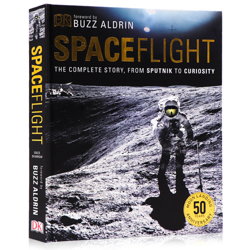 DK百科 太空遨游从人造卫星到好奇号的完整故事 英文原版Spaceflight The Complete Story from Sputnik to Curiosity宇宙太空科普