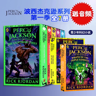 7册 英文原版 Thief Jackson 波西杰克逊系列英语课外阅读书 Lightning 波西杰克逊与神火之盗第一季 the Percy 青少年科幻小说