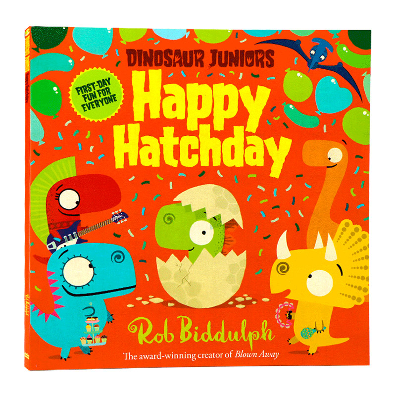 小小恐龙系列1破壳日快乐 dinosaur junior happy hatchday 英文原版