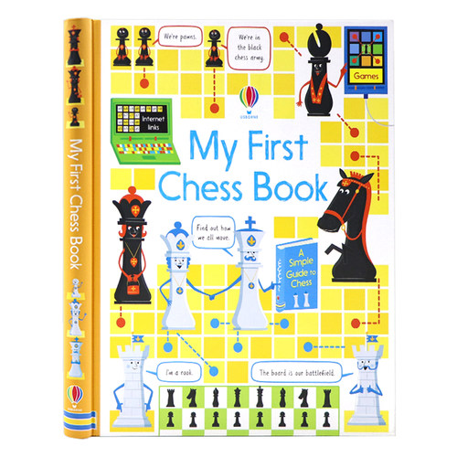 我的第yi本国际象棋书 英文原版 Usborne My First Chess Book  象棋下棋指南初学者入门 尤斯伯恩 Katie Daynes 全彩插图精装