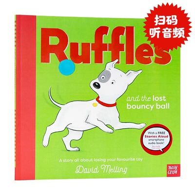 莱弗与丢失的弹力球 Ruffles Lost Bouncy Ball 英文原版绘本 莱弗系列 儿童英语启蒙图画故事 David Melling 亲子共读 赠音频