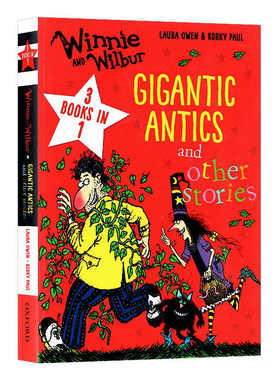 牛津精品读物 女巫温妮系列滑稽动作 英文原版读物WINNIE & WILBUR: GIGANTIC ANTICS 吴敏兰书单温妮女巫魔法读物