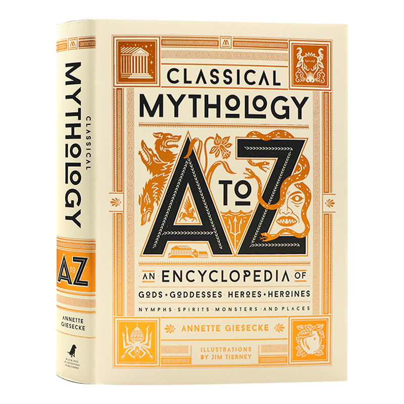 古典神话A到Z 英文原版 Classical Mythology A to Z An Encyclopedia 百科全书 Annette Giesecke 希腊罗马神话精装插图故事