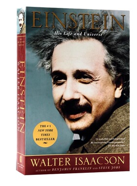 爱因斯坦传 他的生活和宇宙 英文原版人物传记 Einstein His Life and Universe 爱因斯坦相对论Walter Isaacson英语课外兴趣阅读