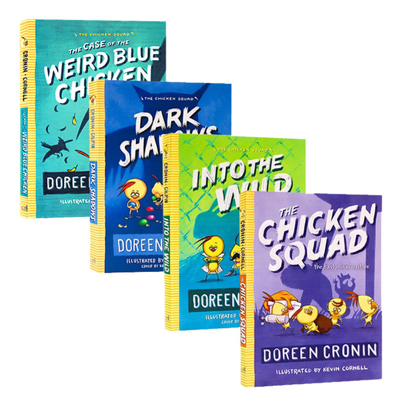 小鸡特工队4册英文原版