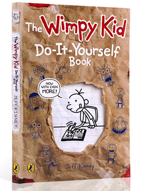 现货 英文原版 小屁孩日记 Diary of a Wimpy Kid 练习册 Do It Yourself Book 哭包日记英文版 儿童英语图画故事书 漫画 儿童文学