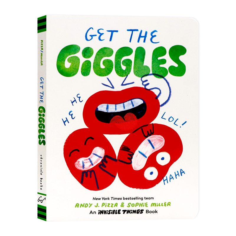 看不见的小玩意儿笑不停 英文原版 Get the Giggles An Invisible Things Book 3-6 岁低幼趣味认知绘本 儿童情绪感知力启蒙纸板书