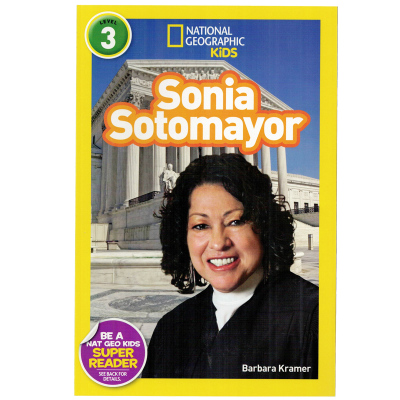 国家地理分级阅读初阶英文原版绘本 National Geographic Kids Level3:Somia Sotomayor 儿童英语启蒙绘本