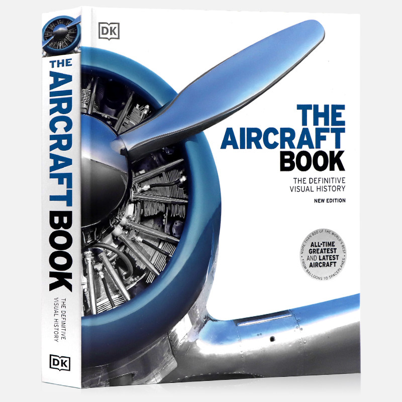 2021新版飞行器百科书 DK百科系列  英文原版 The Aircraft Book The Definitive Visual History 飞机视觉历史图解图鉴青少年科普