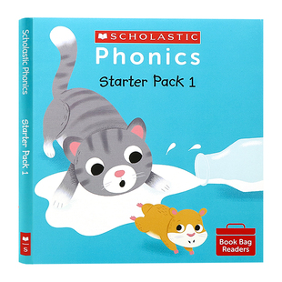 Book 英文原版 pack 学乐语法阅读入门1 Bag 全彩插图 Phonics 英语启蒙语法学习入门8册套装 绘本 Scholastic starter Readers