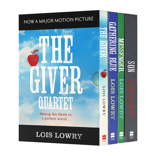 The Giver Quartet 记忆传授人四部曲 英文原版小说 纽伯瑞金奖 英文原版儿童文学小说 Lois Lowry 青少年课外阅读书籍