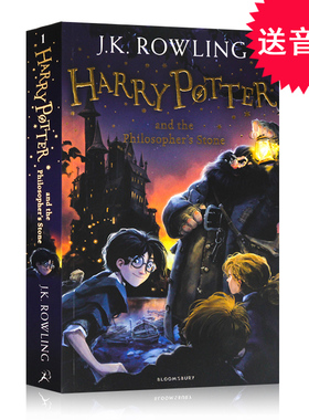 harry potter哈利波特英文版原版1第一部畅销小说哈利波特与魔法石the Philosopher's Stone英文版原版jk罗琳原著小说世界名著
