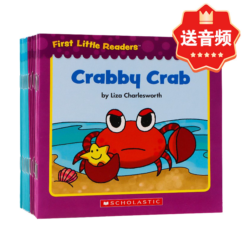 学乐scholastic小读者系列分级阅读level e&f16册 first little