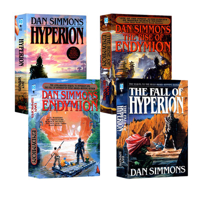 海伯利安四部曲1-4 英文原版小说  Hyperion Cantos Endymion 安迪密恩 科幻文学 丹西蒙斯Dan Simmons 雨果奖 星云奖
