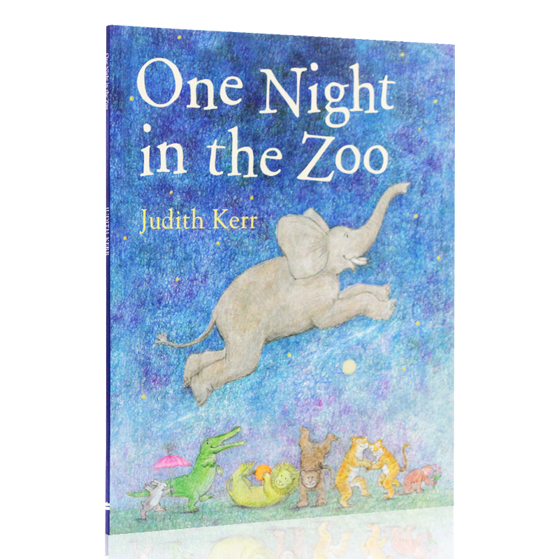 动物园奇妙夜英文原版绘本 One Night in the Zoo 想象力培养 儿童英语启蒙认知亲子共读睡前图画故事书平装大开 Judith Kerr