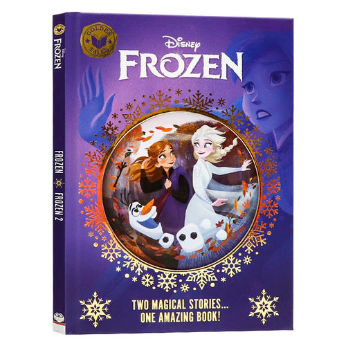 迪士尼冰雪奇缘 金色童话 英文原版绘本 Disney Frozen Golden Tales  儿童经典动画故事书幼儿英语启蒙早教3-6岁睡前故事书