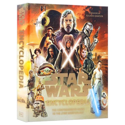 DK 星球大战百科全书 英文原版 Star Wars Encyclopedia 星球大战银河系精装本综合指南 含星球大战电影和电视剧2200多个条目
